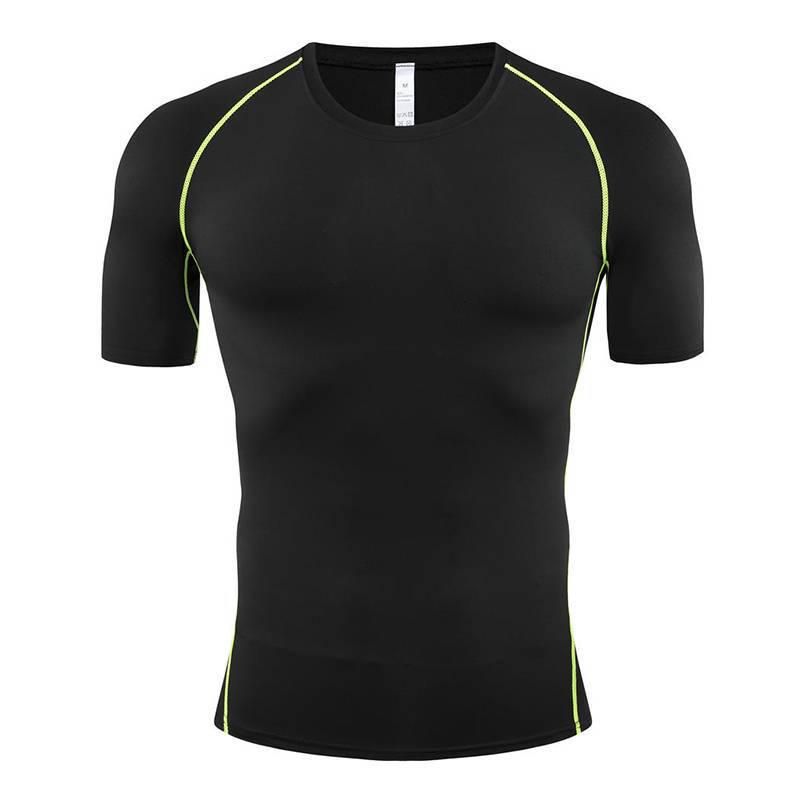 Men's Quick-Dry Short Sleeve Running T-Shirt - Breathable Summer Fitness Top
