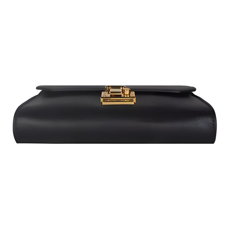 Emporio Armani Gold Metal Accessories Leather Shoulder Crossbody Handbag Regular Women Handbag Black Y4R565-YQ13X-80647