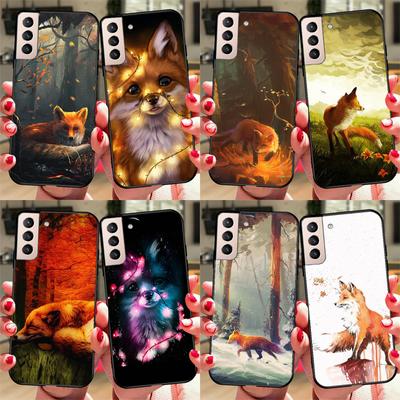 Funda de Zorro Anime Para Samsung Galaxy S22 Ultra Note 20 10 S10 S9 S8 Plus S20 S21 FE Carcasa de Cubierta para Teléfono