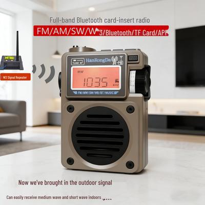 Han Rong Da 701/W3 Military-Style Portable Bluetooth Multimedia Radio