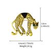 Cross-border Hot-selling Retro Animal Leopard Brooch High-end Cheetah Men's Suit Coat Corsage Dress Accessories Pin