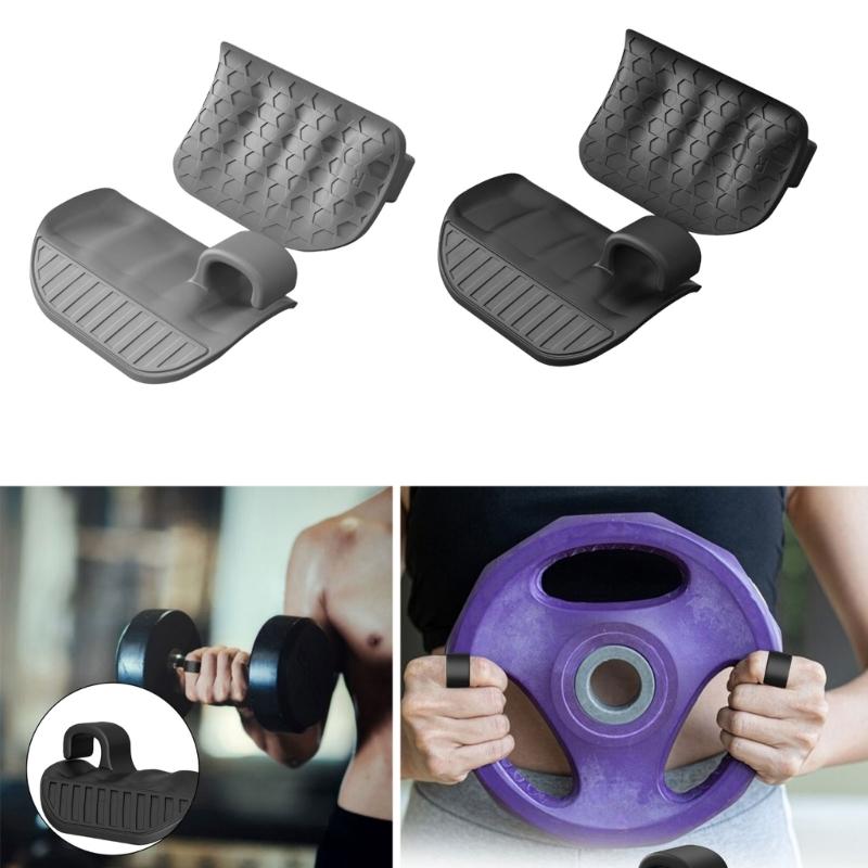 Rutschfeste Hantel Fitness Gripper Handschuhe Silikon Handgriff Sport Fitnessstudio Handschuhe Finger Trainingshandschuhe Einfach zu bedienen
