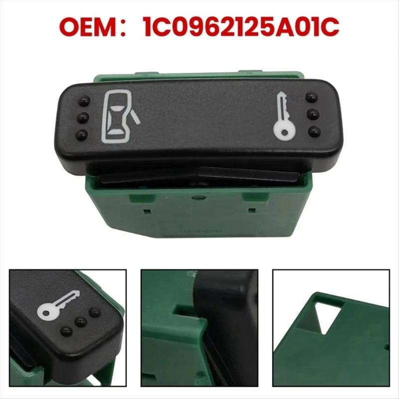 Car Central Door Lock Switch Satin Black Left For Beetle 1998-2010 OEM 1C0962125A 1C0962125A01C Automobiles Parts Accessories