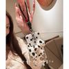 ins sweet and cool spotted dog lanyard pendant doll for iPhone17promax Apple 16pro mobile phone case