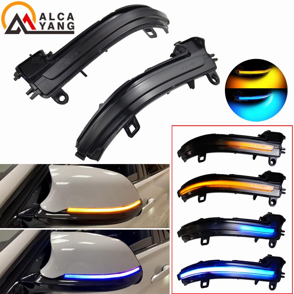 Car Dynamic Turn Signal Light LED For BMW 1 2 3 4 Series F30 F31 F34 GT X1 M2 F87 F36 Side Wing Mirror Indicator Blinker Lamp