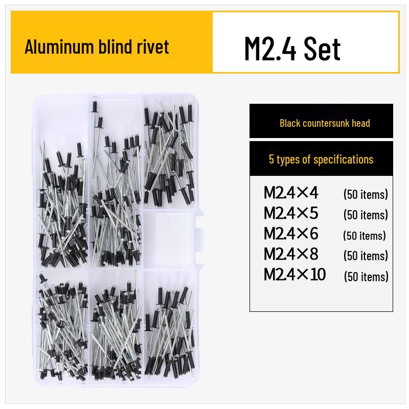Stainless Steel Countersunk Flat Head Aluminum Open-End Pop Rivet for Decoration