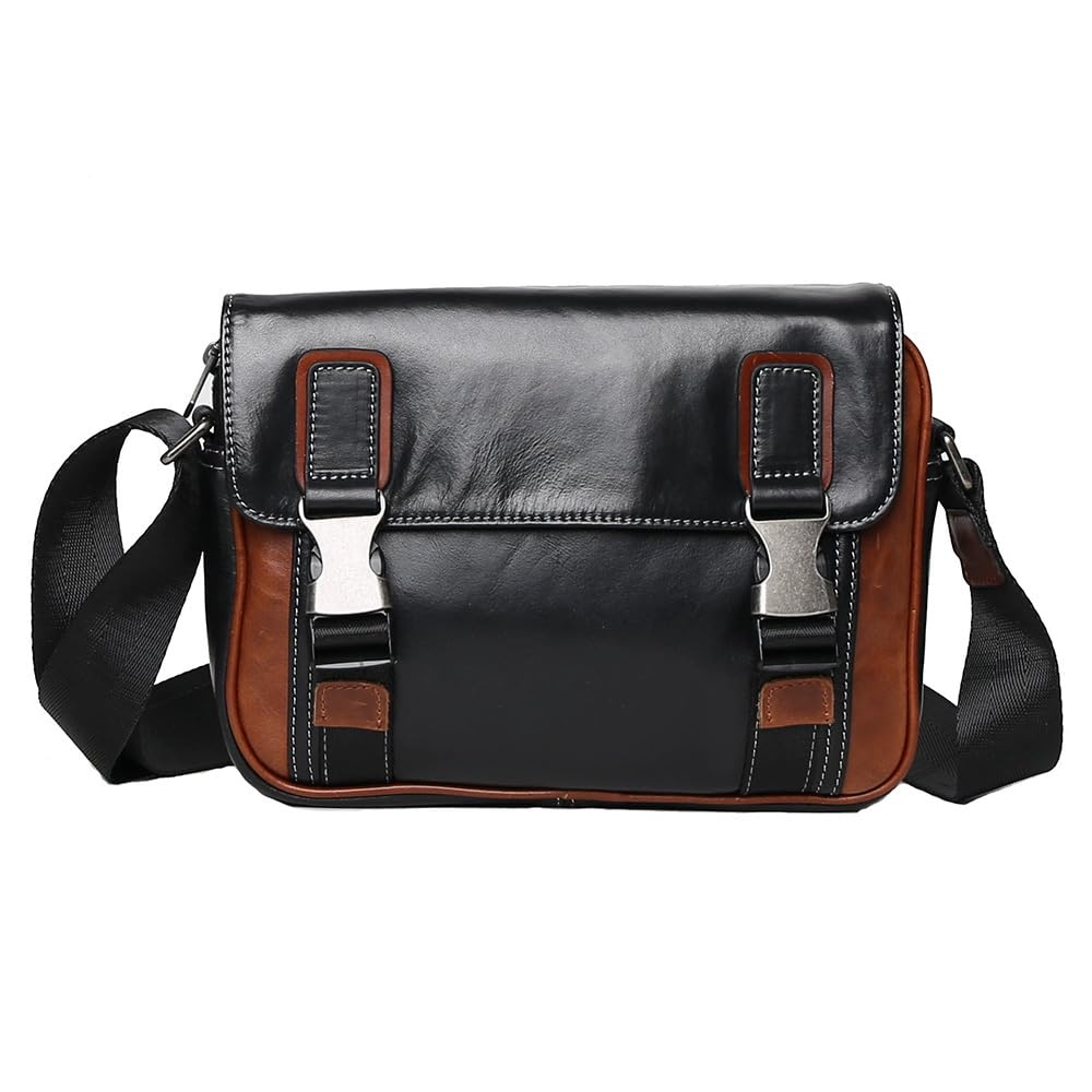 

Whatna Сумка на плечо из натуральной кожи коровьей кожи античного стиля, сумка-кроссбоди, нагрудная сумка, вмещает iPad 9.7, сумка на плечо, маленькая сумка-мессенджер для