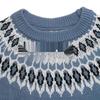 2026 Autumn/Winter Ethnic Style Fair Isle Long Sleeve Round Neck Sweater
