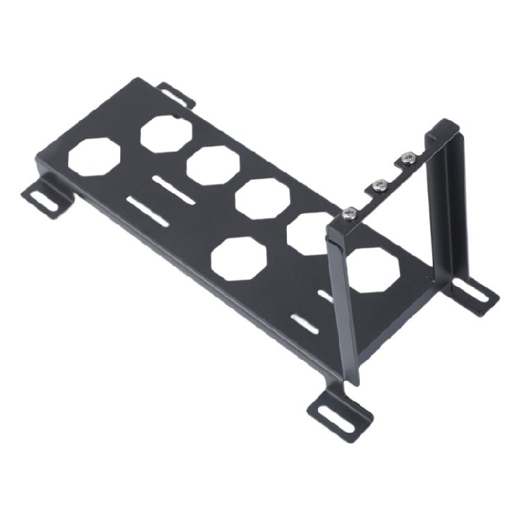 Computer Case Fan Mounted GPU Vertical Bracket Holder With Increased Cooling Efficiency