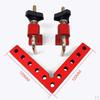 Brackets Square Corner Clamp Aluminum Alloy, Red