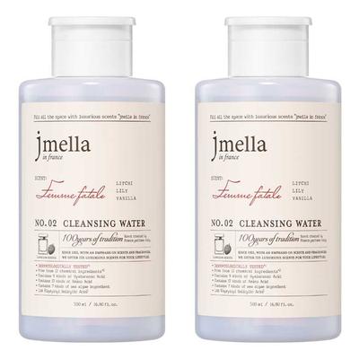 J. Mella In France Femme Fatale Cleansing Water, 500ml, 2 Units