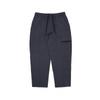 Elastic Waistband Drawstring Woven Casual Pants Men Bottoms Black FN4540-010