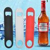 Flat Stainless Steel Beer Opener Portable Drink Bottle Opener Household Bar Accessory for Beer Soda Bottle Opening