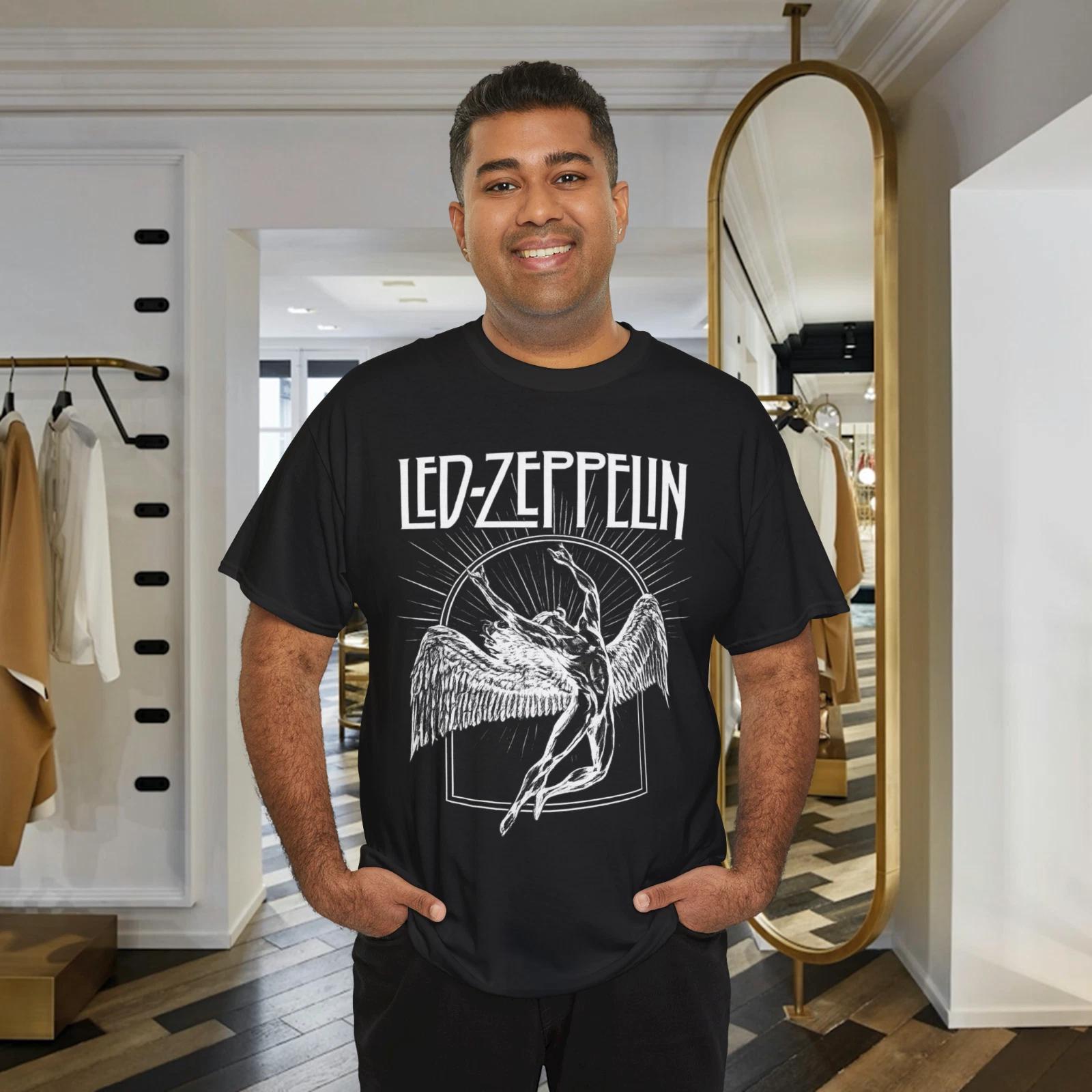 Led Zeppelin Shirt Unisex Design T-Shirt For Music Fan Led Zeppelin Shirt S