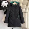 Women's Mid-Length Winter Slimming Down Jacket - Fashionable Thickened Cotton Coat