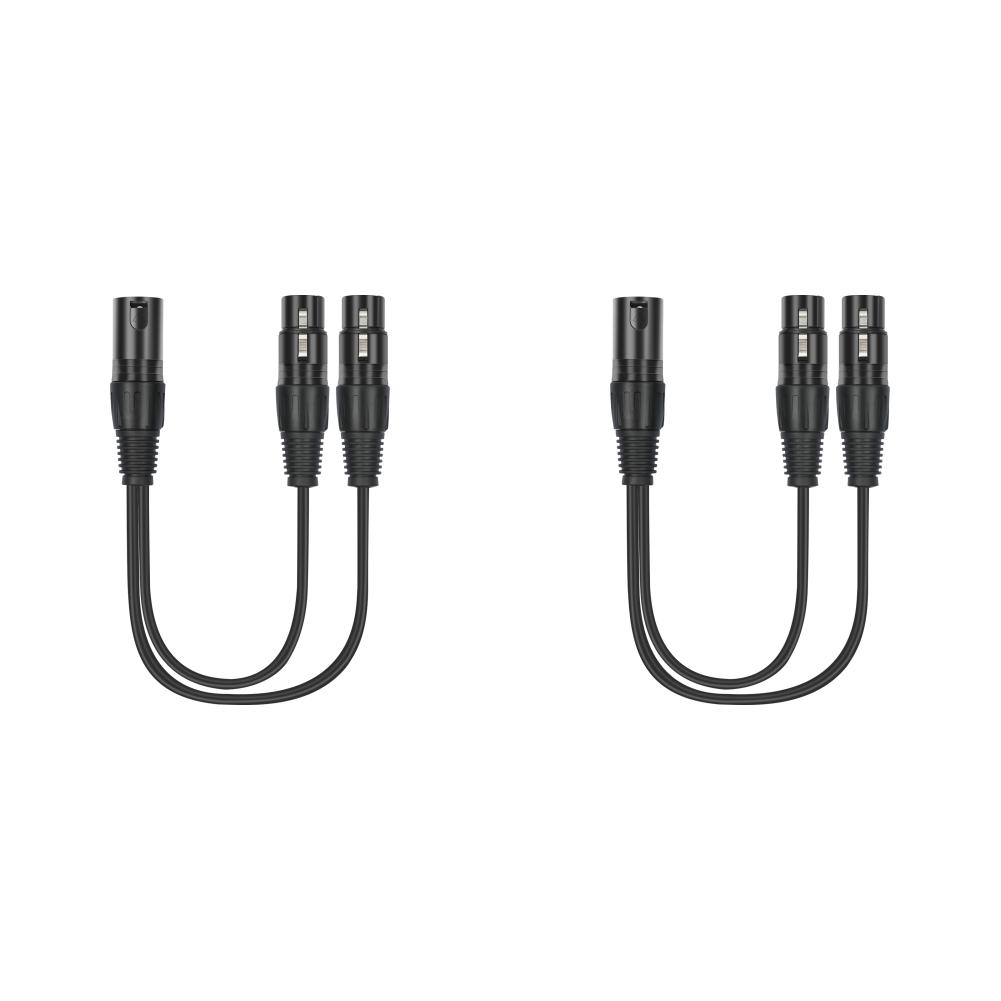 

FE # 5 шт. 0,3 м XLR Y-разветвительный кабель XLR «папа» и двойной «мама» XLR микрофонный объединитель YC