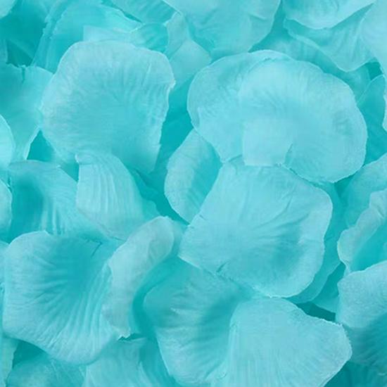 Romantische Rosenblätter - Vlies, Handgestreute Kunstblumen für Geburtstags- oder Hochzeitsdekorationen