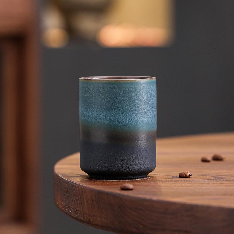 

Печь Изменение Ретро Стиль Керамическая Кофейная Чашка Латте Латте Цветочная Чашка Грубая Керамика Чашка для Чая Креативная Домашняя Чашка для Воды 210ml