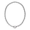 Hip Hop Trend Versatile Cuban Link Stainless Steel Necklace Men Necklace Silver EGS3235040