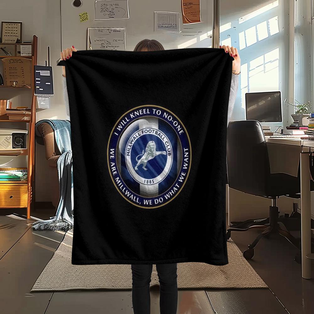 Millwall Football Club Flannel Blanket, High quality Comfortable for All Seasons, Home Decor, Warmth and Comfort