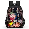 NARUTO Anime Pupil Everyday Backpack, Dual Closure Pockets, Durable 16-inch Lightweight Design Suitable for Youth Boys & Girls Age 5-11