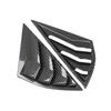 2Pcs Car Rear Side Window Scoop Louvers Cover Window Visor Cover ABS Fit for Ford Electric Horse Mustang Mach-E 2021-2022