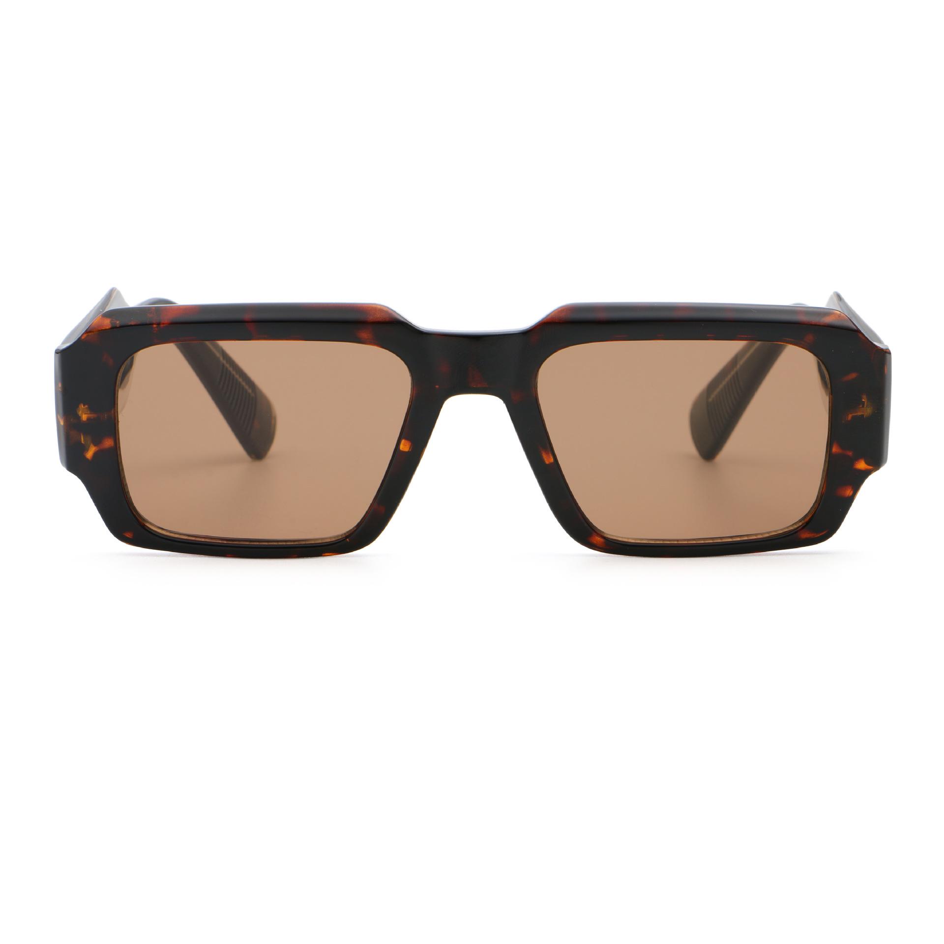 Men s and Women s Square Frame Sunglasses - Trendy Wide Legs with Faux Wood Grain, European  American Style.