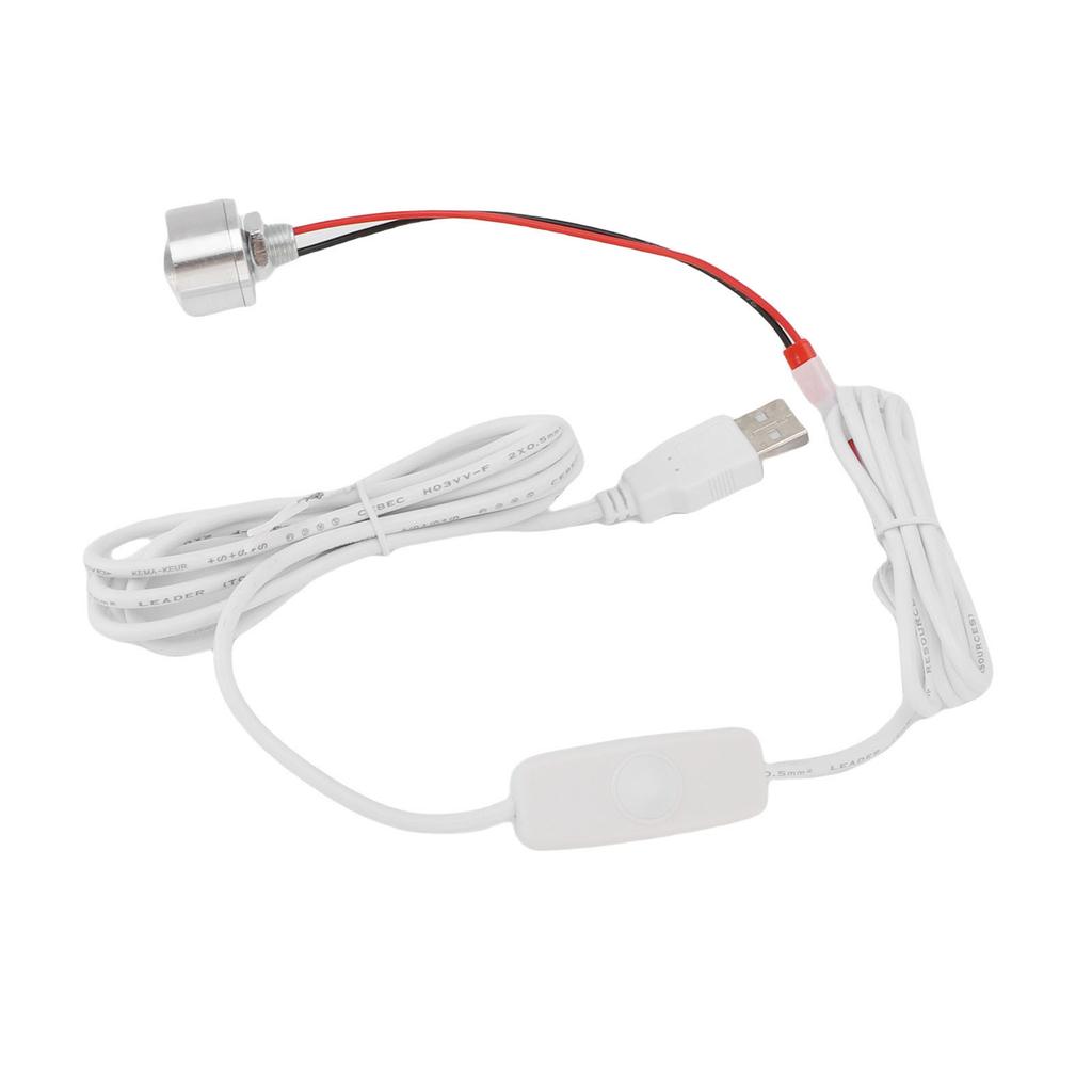 LED Spotlight Stepless Dimmable USB Plug In Spotlight 80LM 4000K 1W for Wall Art Jewelry Display Closet Hallway