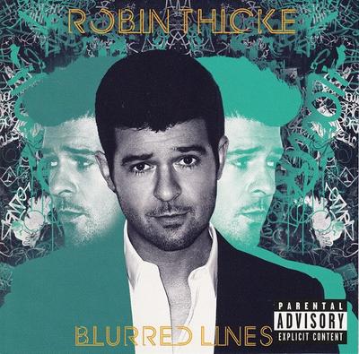 CD ROBIN THICKE Blurred Lines B001868102 Star Trak Enter 2013 Canada Rap HipHopRB Used