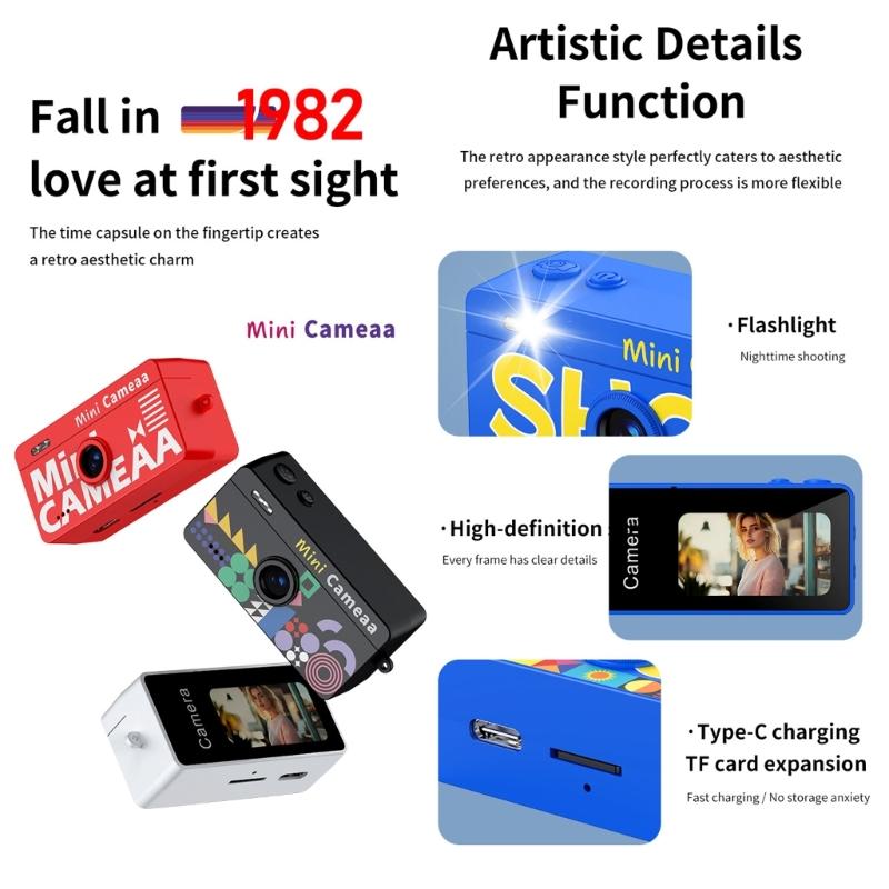 Mini Keychain Thumb Camera Compactly Design For Travel And Outdoor Photography Quality ABS Housing Digital Cameras