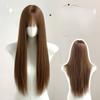Peluca de Extensión de Cabello Liso a la Moda - Peluca Elegante de Gama Alta para Cubrir Toda la Cabeza para Niñas. Adecuado para el uso diario o cosplay de anime