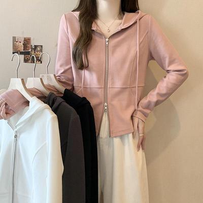 2026 Frühling Übergröße Damen Schlankmachender Kapuzen-Strickjacke - Lässiger Modetrend