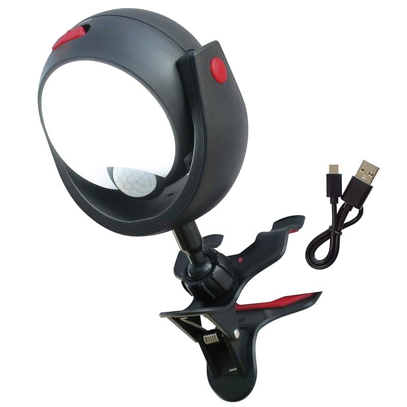 

Daishin Easy sensor light DLC-N600C clip USB charging AA AA dry battery 3 pieces 250 lumens outdoors solar human feeling magnet magnet waterproof