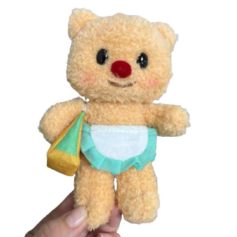 

Toy Bear Butter Cute Cartoon Character Pp Cotton Filling Plush Material Doll 15cm/5.91in