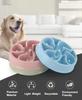 Pet Slow Feeder Dog Bowl Fun Non Slip Anti-Gulping Slower Food Feeding Dishes Eco Dog Bowl for Small Medium Large Dogs Puppy
