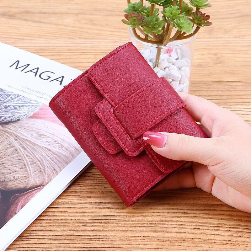 Fashion Short Wallet Female Student Stylish Cute Portable Mini Ladies Wallet Coin Purse Bag Card Holder