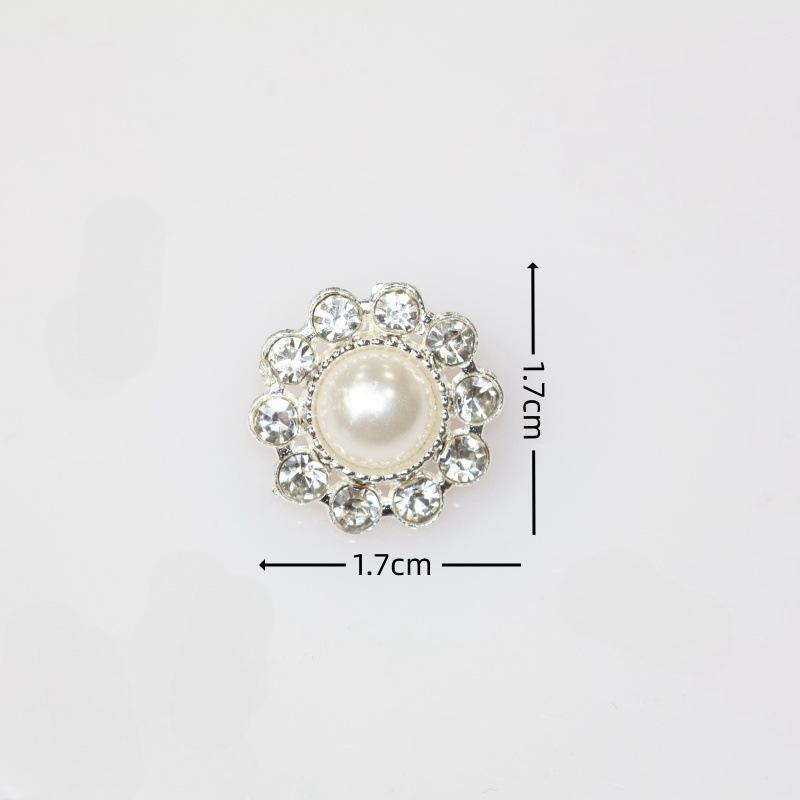 Non-slip Button Underbutton Removable Adjustable No-stitch Button No-stitch Pearl Button Shirt Decorative Brooch Button