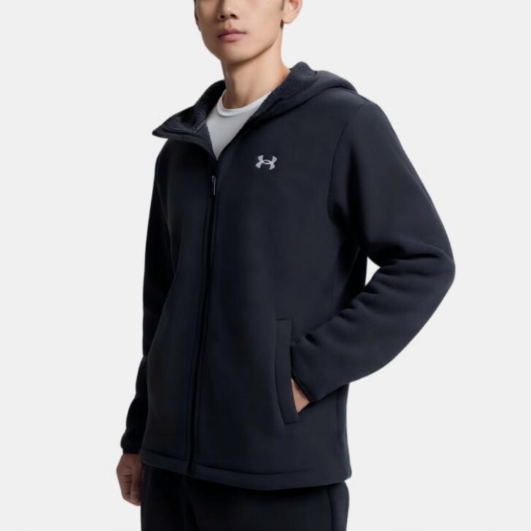 Under Armour Ef Bonded Loose Warm Kapuzen-Reißverschluss Langarmjacke Herrenjacken 6010175-001