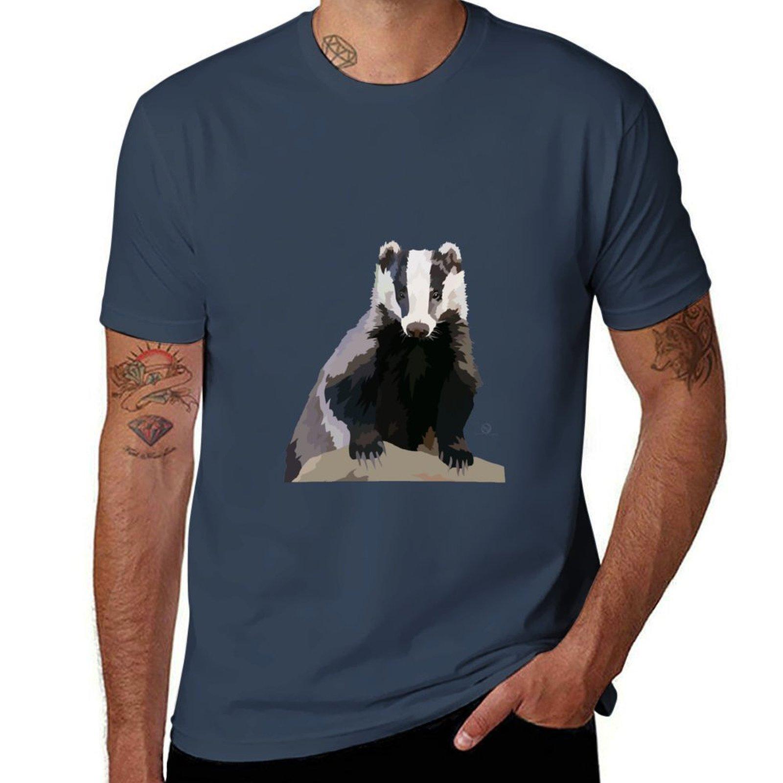 Badger Tshirt Urban Style Casual Short Sleeve Top S