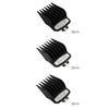 10Pcs Professional Cutting Hair Clipper Guides Combs For Wahl Accessories Black