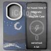 Magnetic Case for Huawei Mate X7 Aramid Carbon Fiber Cover For MagSafe Ultra Thin Lightweight Armor Protective Cover