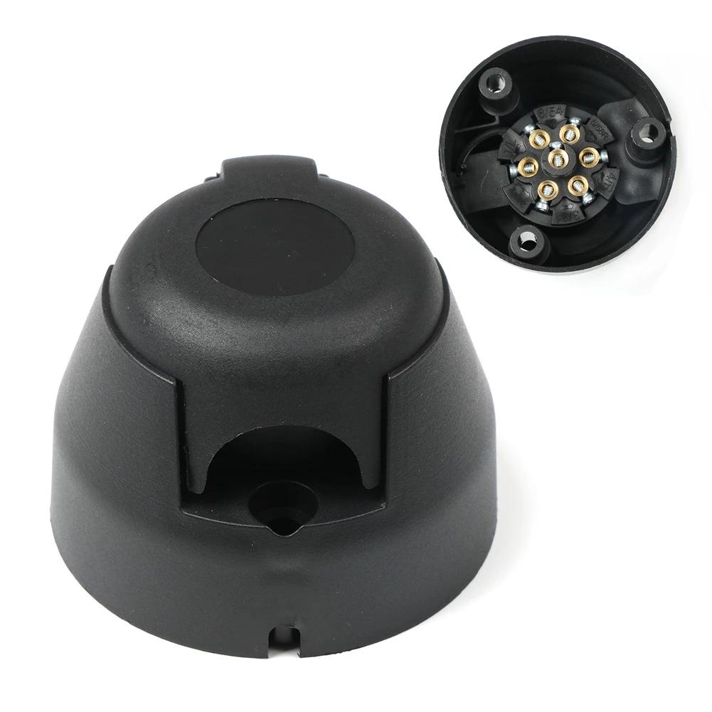 7Pin/13Pin 12V Euro round Trailer Caravans Socket Electrical Connector Adapter Towing Socket Plug Car Accessories