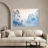 Canvas Print,  Forest Morning Mist Nature