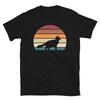 Retro Sunset Kitten Feline Pet Turkish Van Cat Short-Sleeve Unisex T-Shirt