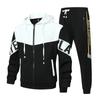 American Ins Set Men Can Add Patterns Teenage Handsome Jacket Trendy Casual Sports Two-piece