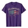 Vintage Yellowstone National Park Retro T-Shirt Chinese Style Cotton Men Tops Shirt Fashionable Popular T Shirt