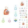 Adorable Ocean Animal Plush Keychain Collection Featuring Cute Turtles Clownfish Dolphins And Seals