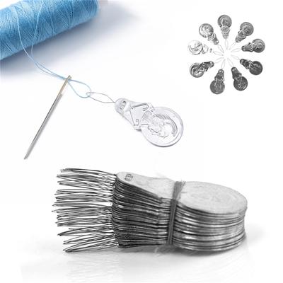 100PC Tone Wire Loop DIY Nadeleinfädler Sticheinfügung Handnähen zu