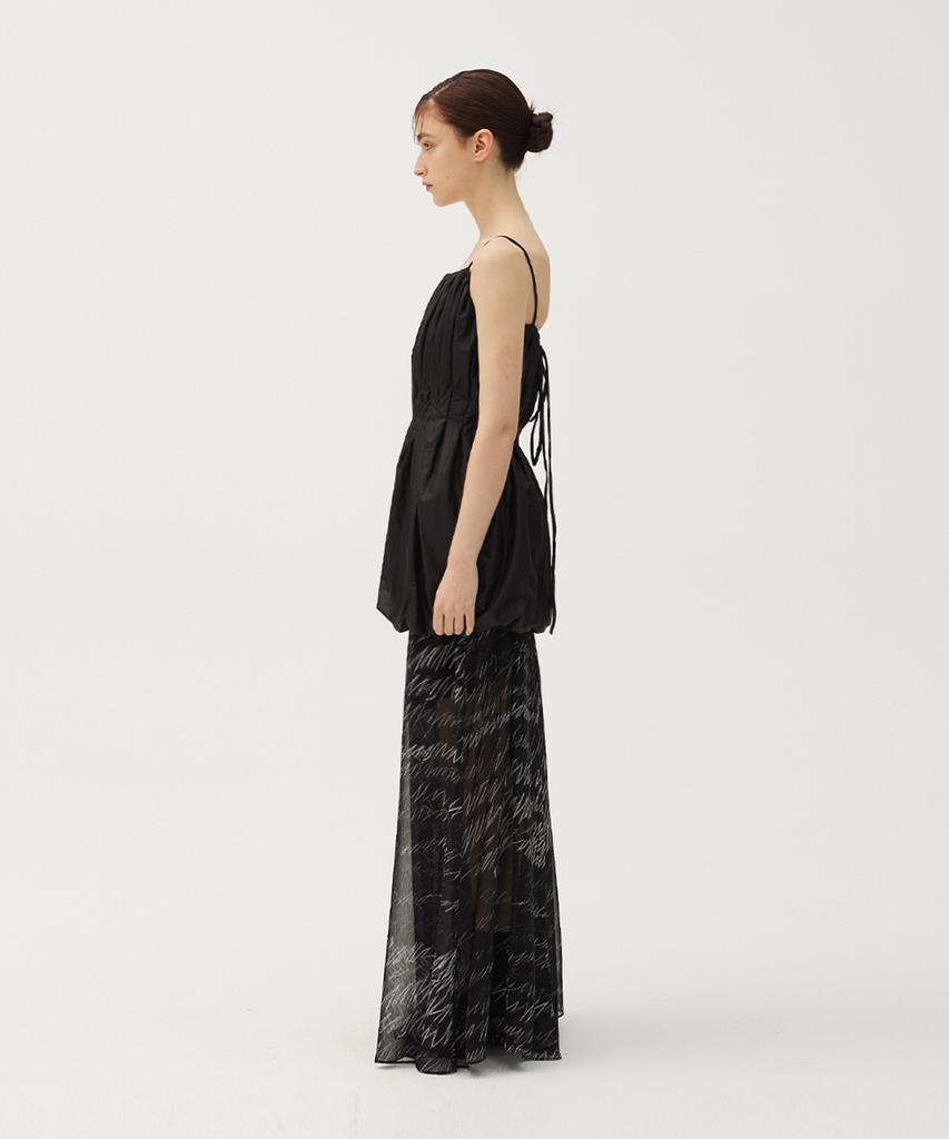 Meuameu Chiffon Layered Pants