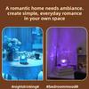 Rechargeable Rgb Water Ripple Atmosphere Lamp With Remote Control For Modern Bedroom Decor